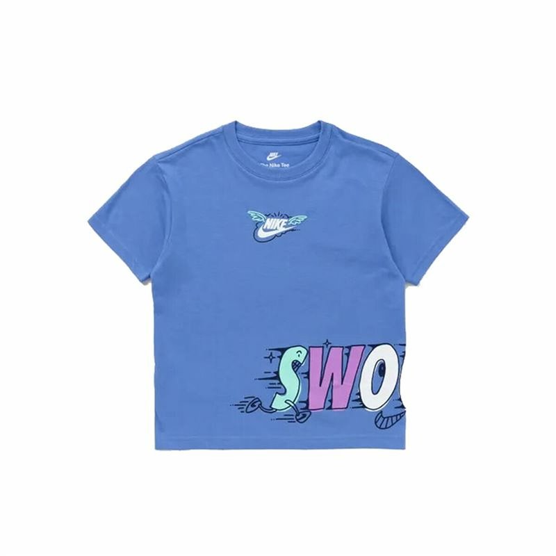 T shirt à manches courtes Enfant Nike Nsw Art Rlxd Ss Gfx Niño Nike Polar Indigo