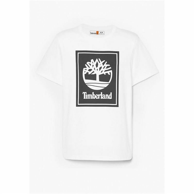 Image secondaire de T-shirt à manches courtes homme Timberland Stack Logo Blanc