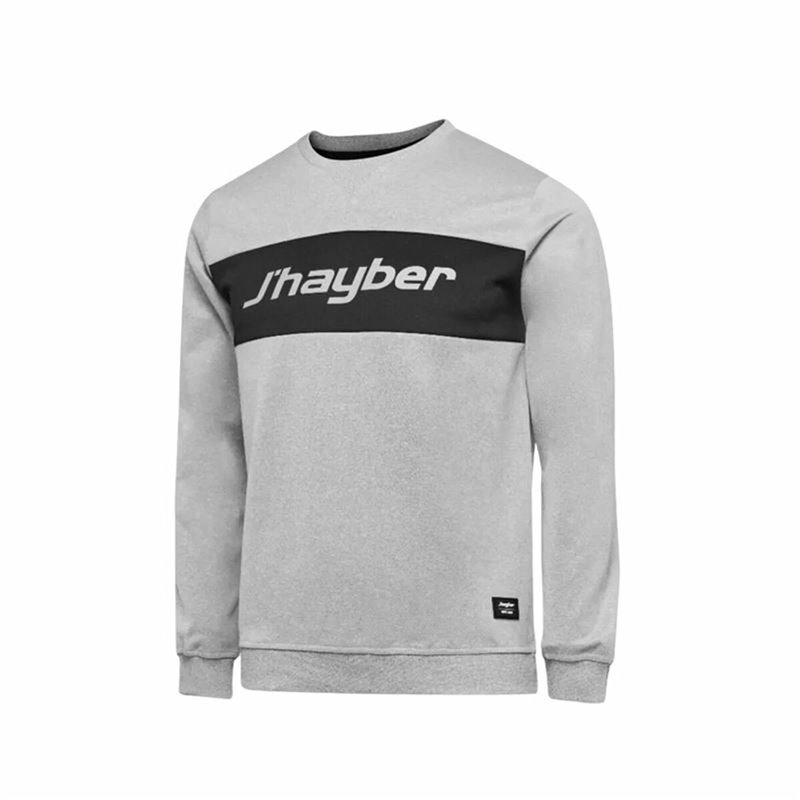 Sweat sans capuche homme J-Hayber Essential Gris clair