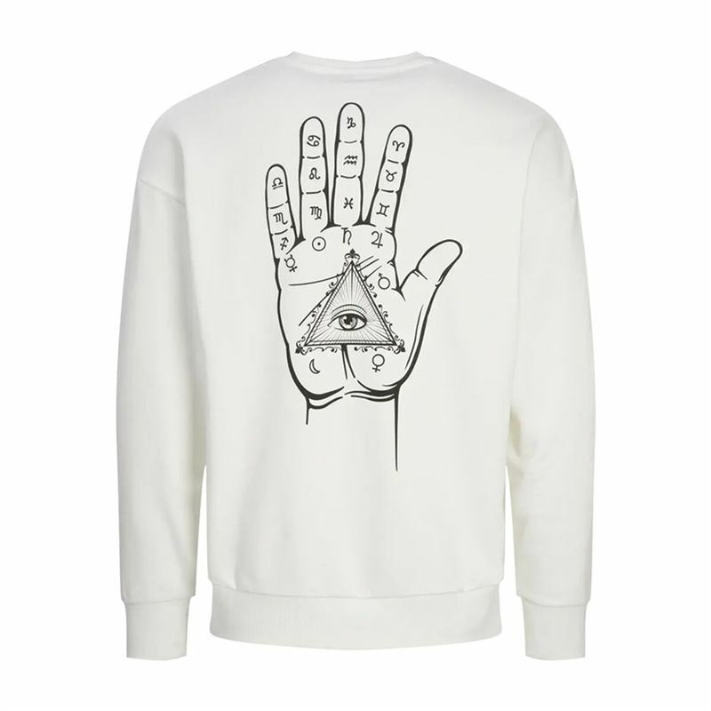 Image secondaire de Sweat sans capuche homme Jack & Jones Jjmystic Blanc Marron