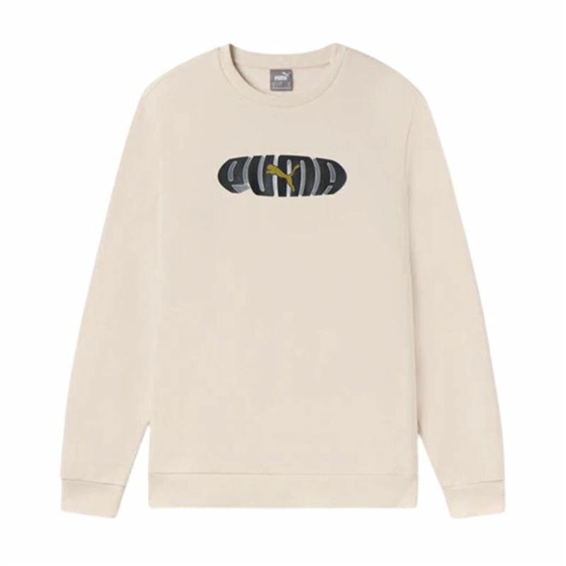Sweat sans capuche homme Puma Essentials+ Graphic Crew Fl Hombre