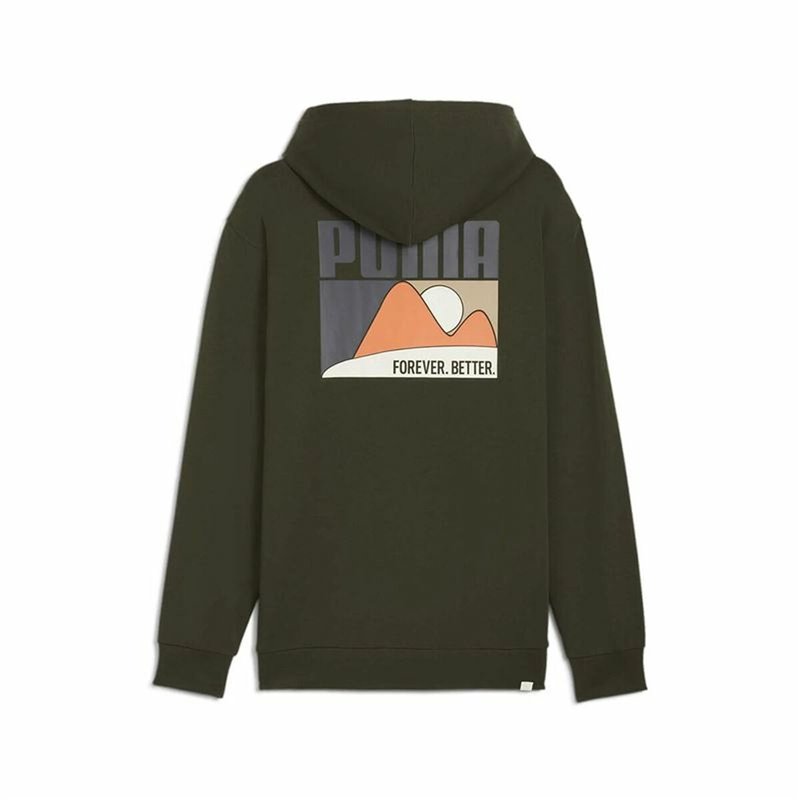 Image secondaire de Sweat à capuche homme Puma Olive