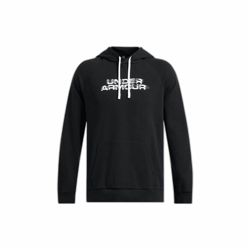 Sweat à capuche homme Under Armour Rival Flc Txtr Noir