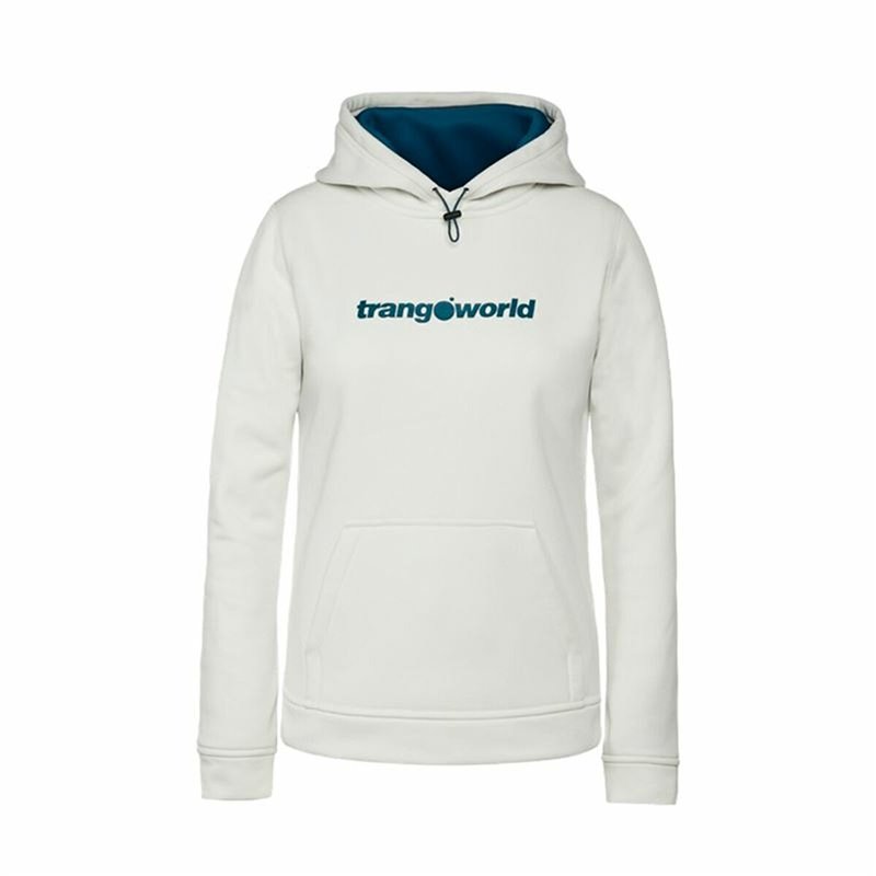 Sweat à capuche femme Trangoworld Poppi Blanc