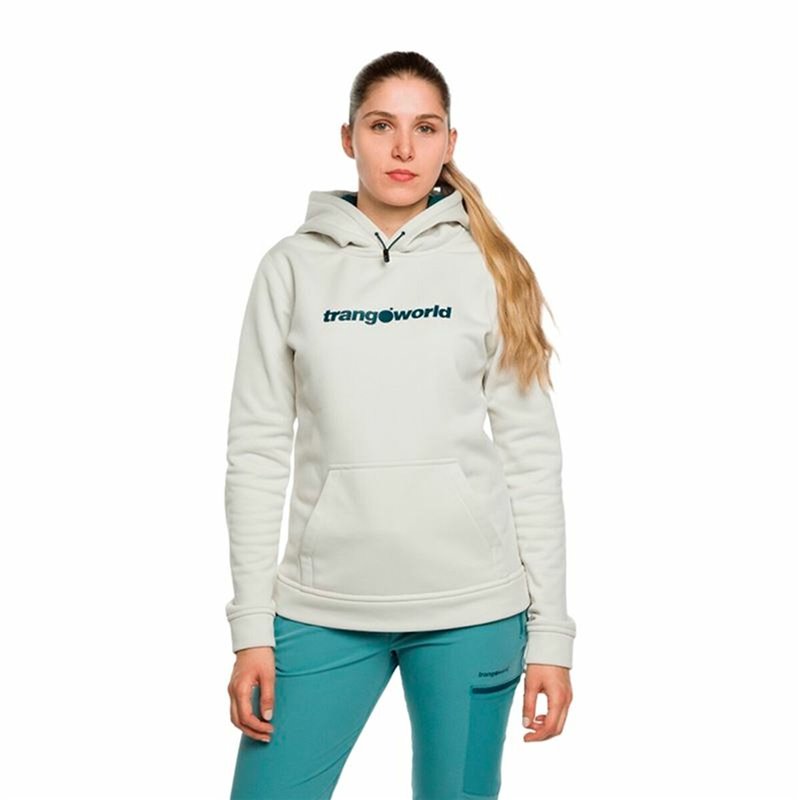 Image secondaire de Sweat à capuche femme Trangoworld Poppi Blanc