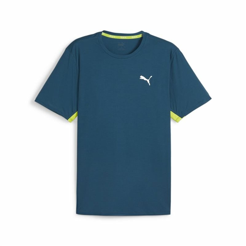Maillot de Corps de Sport à Manches Coupe Puma Run Favorite Velocit Bleu