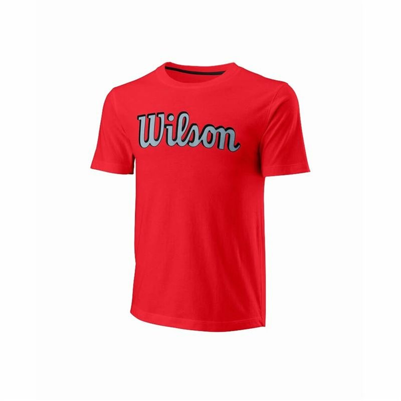 T-shirt à manches courtes homme Wilson Rouge