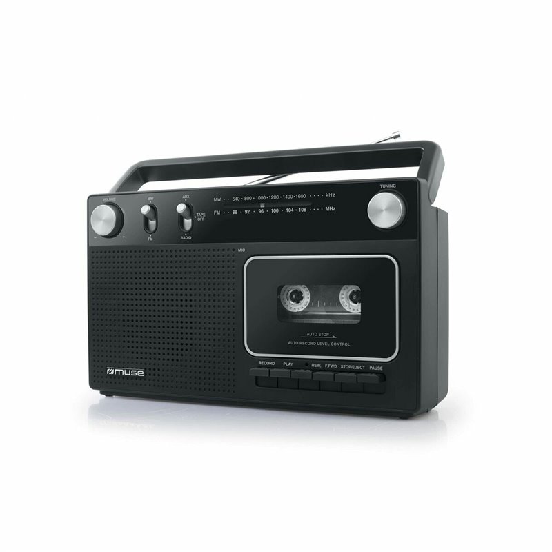 Radio-Cassette Muse M-152 RC Noir