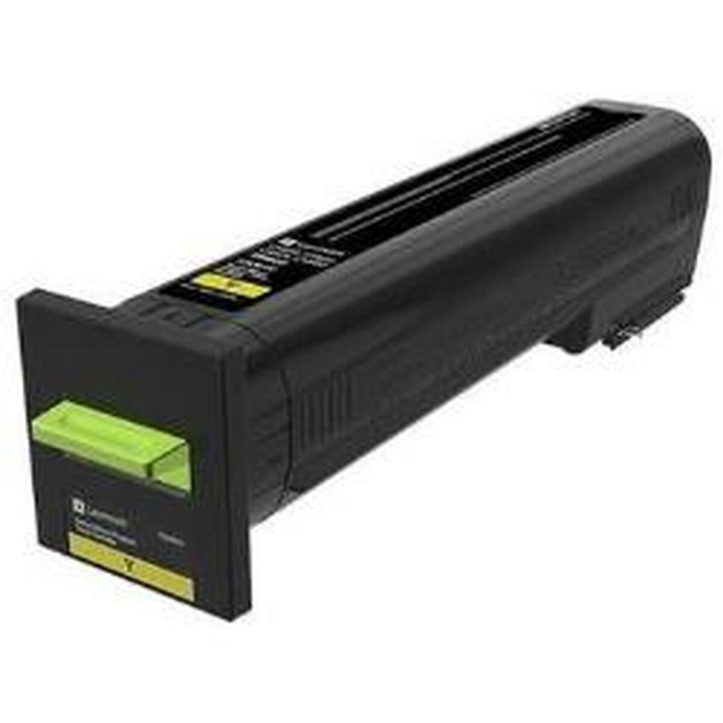 Toner original Lexmark 72K20Y0 Jaune (1 Unité)