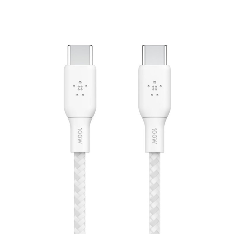 Image secondaire de Câble USB Belkin CAB014BT2MWH Blanc 2 m