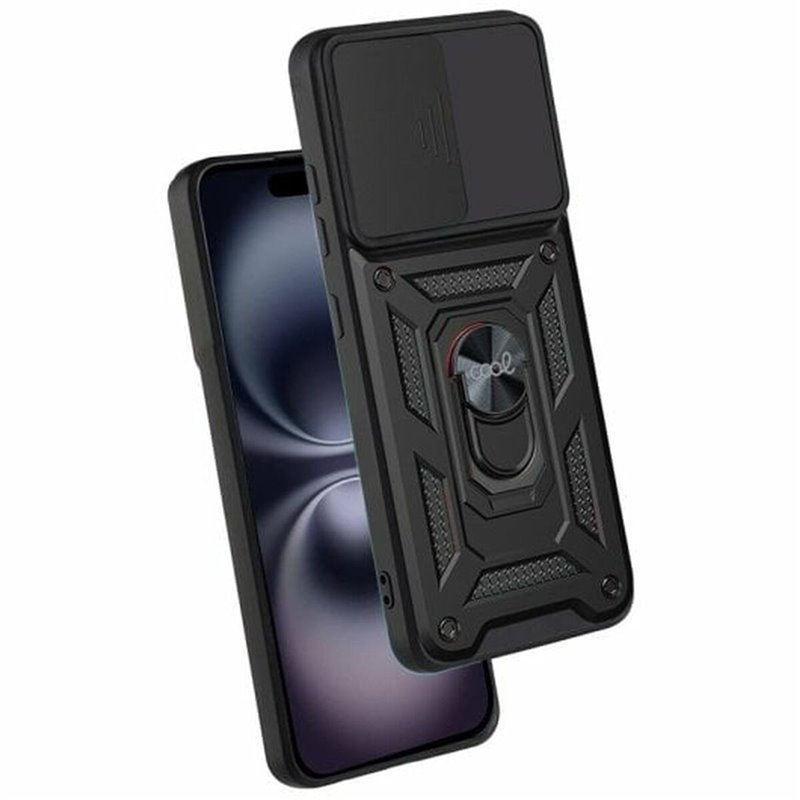 Image secondaire de Protection pour téléphone portable Cool iPhone 16 Noir Apple