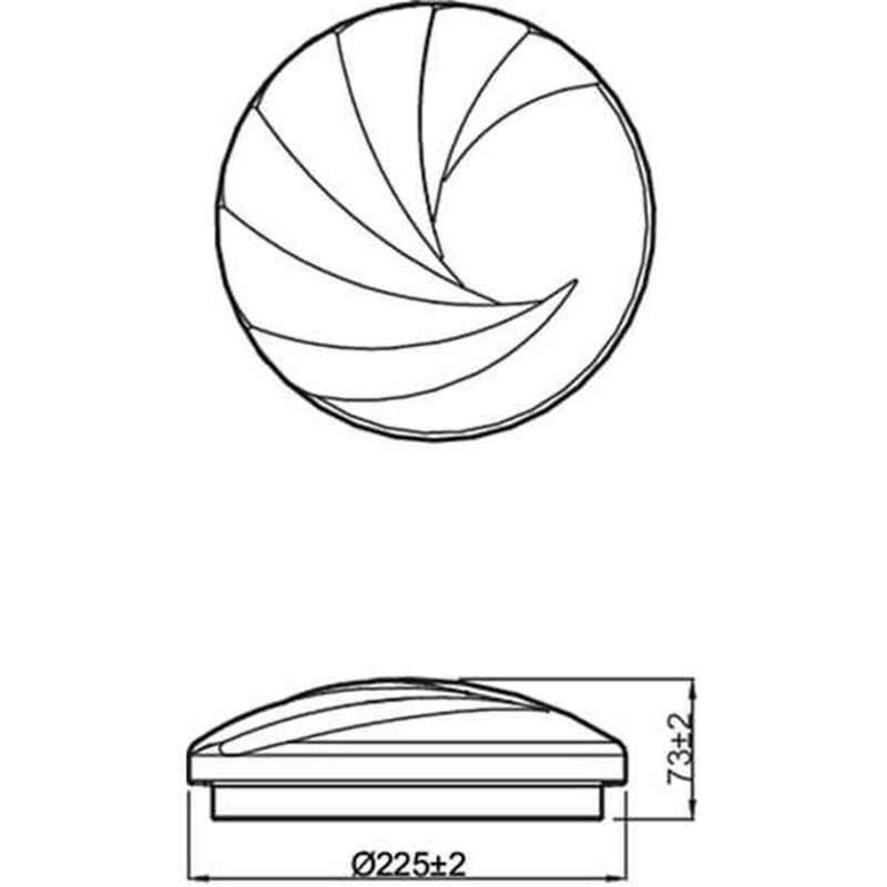 Image secondaire de Suspension Philips Shell Blanc 6 W Métal/Plastique (4000 K)