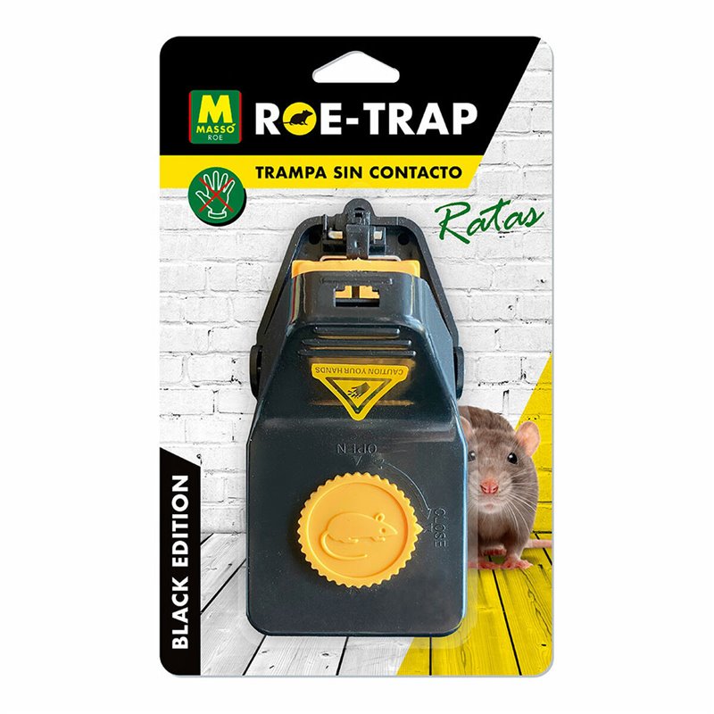 Piège à souris Massó Roe-Trap Black Edition 231700 15,2 x 8 x 7,3 cm