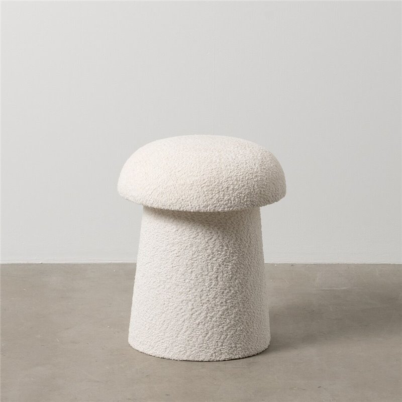 Image secondaire de Pouf Blanc Bois MDF 35 x 35 x 42 cm