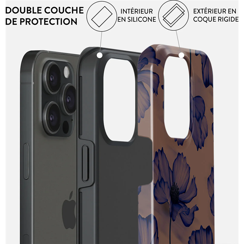 Image secondaire de Coque Tough iPhone 15 Pro Compatible MagSafe Velvet Night Burga