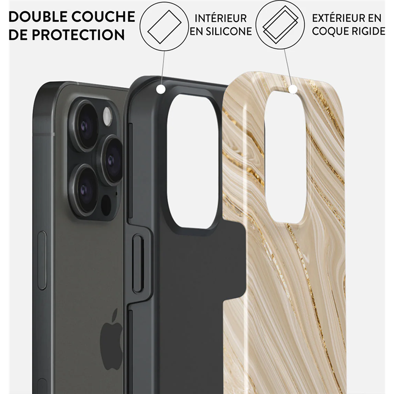 Image secondaire de Coque Tough iPhone 15 Pro Full Glam Burga