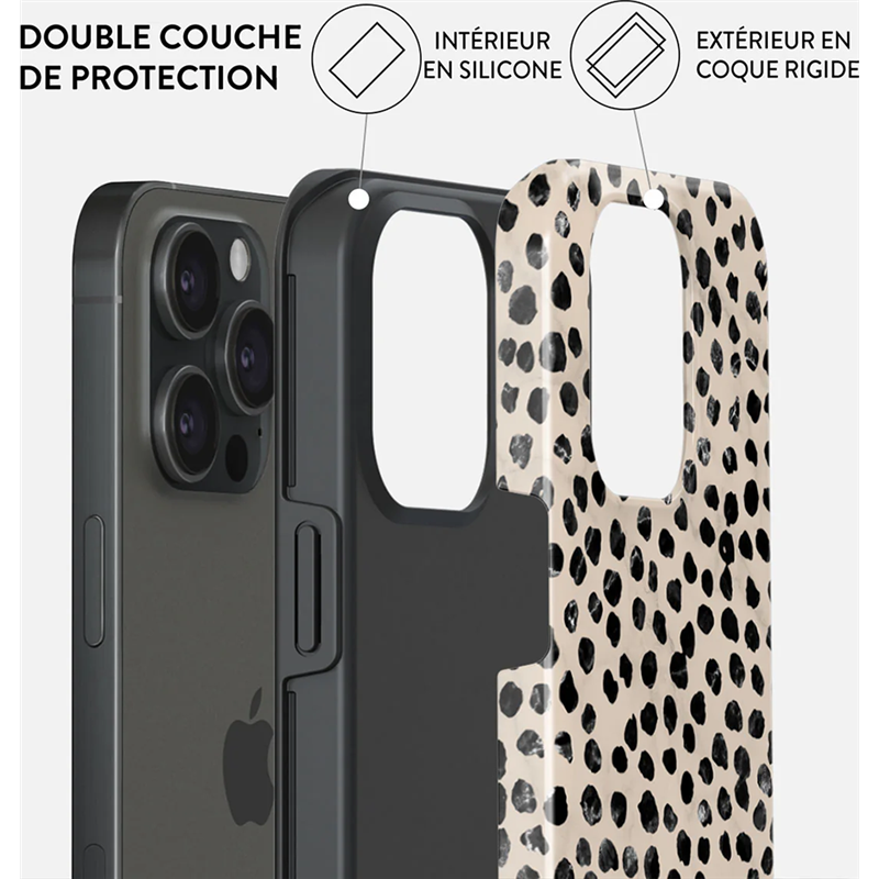 Image secondaire de Coque Tough iPhone 15 Pro Max Almond Latte Burga