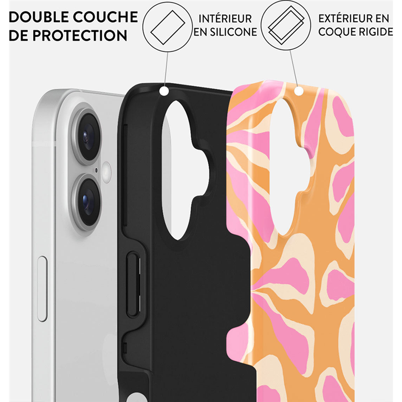 Image secondaire de Coque Tough iPhone 16 Compatible MagSafe Sunset Club Burga