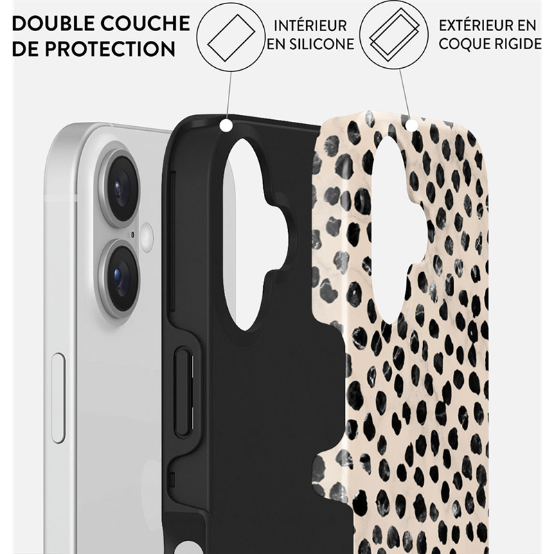 Image secondaire de Coque Tough iPhone 16 Compatible MagSafe Almond Latte Burga