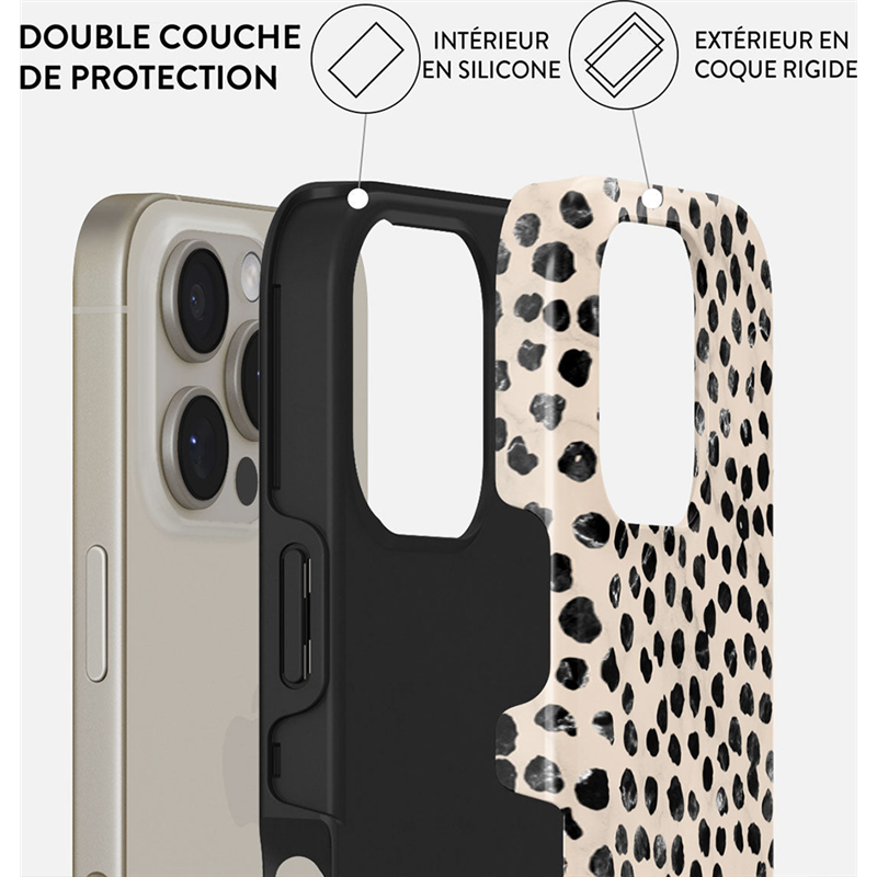 Image secondaire de Coque Tough iPhone 16 Pro Compatible MagSafe Almond Latte Burga