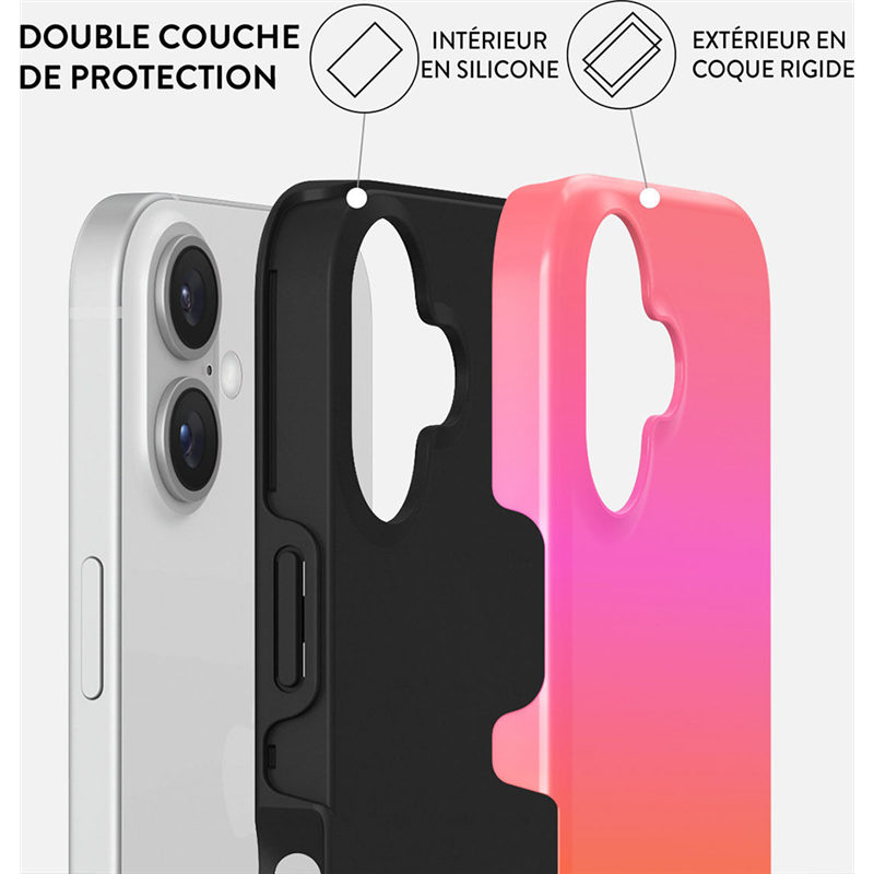 Image secondaire de Coque Tough iPhone 16 Plus Compatible MagSafe Sunset Club Burga