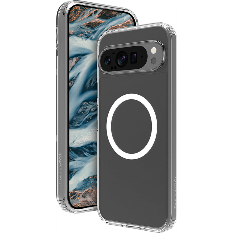 Coque Google Pixel 9 / Pixel 9 Pro Iceland Pro Compatible Qi2 Transparente - 100% Plastique recyclé DBramante1928