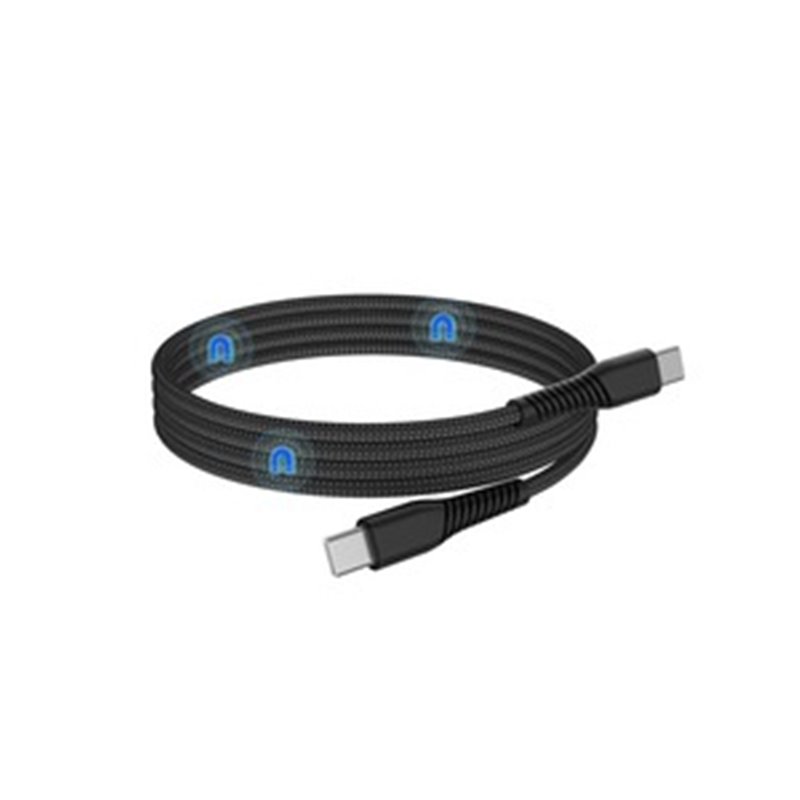 Image secondaire de TIGER POWER CABLE AIMANTE USB-C USB-C 1,5M NOIR