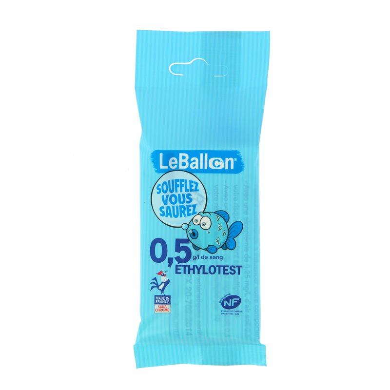 Image secondaire de SACHET 1 ethylotest 0.5g/L NF