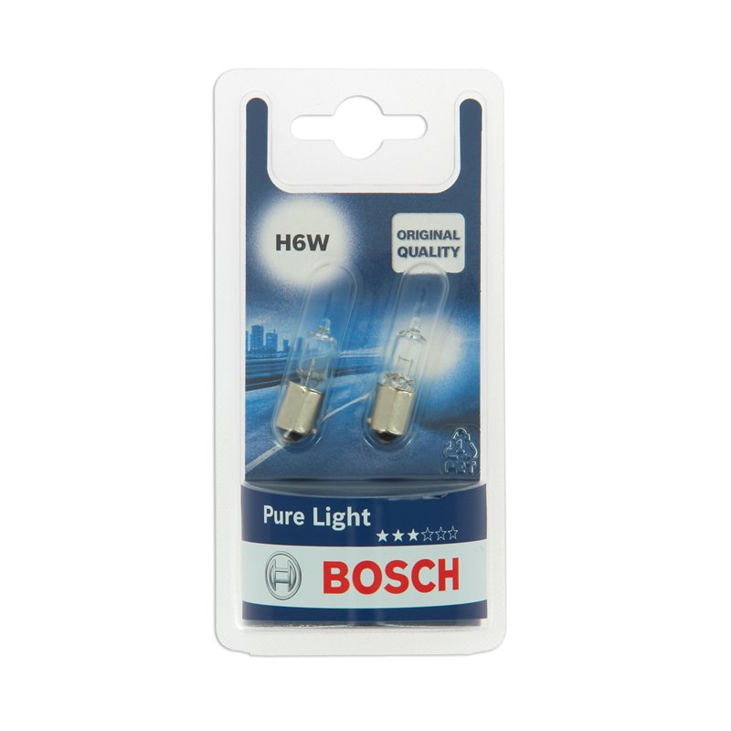 BOSCH 2 H6W Pure Light 6W