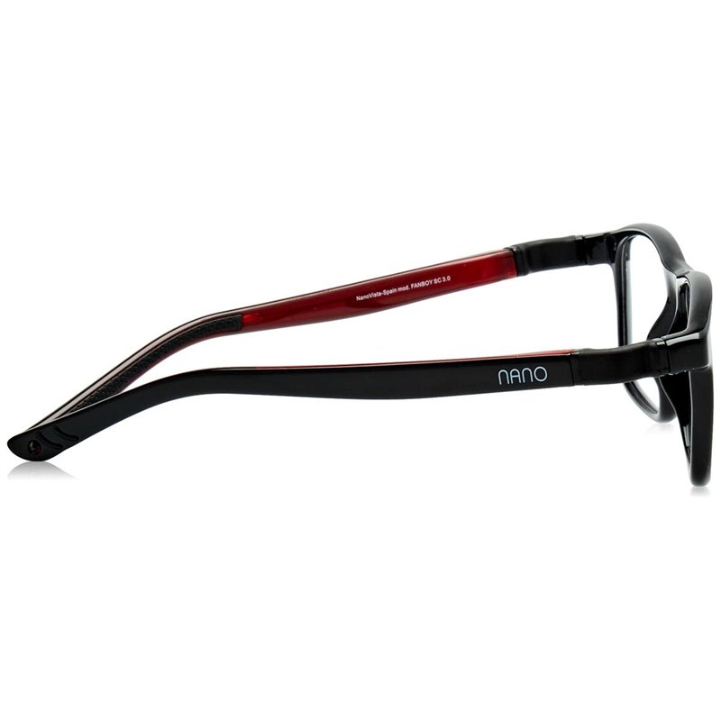 Image secondaire de Monture de Lunettes Unisexe Nanovista NAO3171152SC Noir Rouge