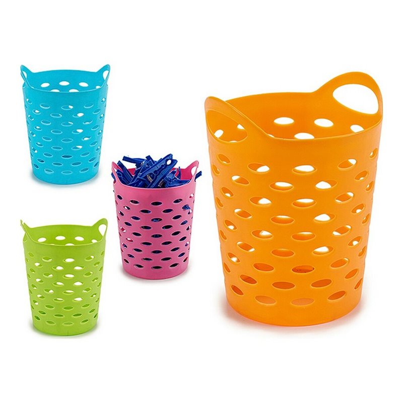 Image secondaire de Panier Multi-usages 8430852308030 Bleu Rose Orange Jaune Plastique 14 x 17 x 14 cm