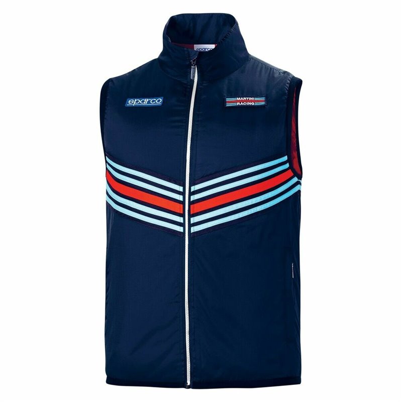 Gilet de Sport Unisexe Sparco Martini Racing Blue marine (XL)