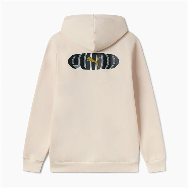 Image secondaire de Sweat à capuche homme Puma Essentials+ Graphic Hoodie Fz Beige