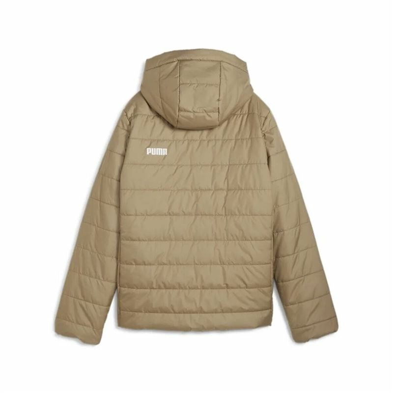 Image secondaire de Veste de Sport pour Femme Puma Ess Hooded Padded Jacket Beige