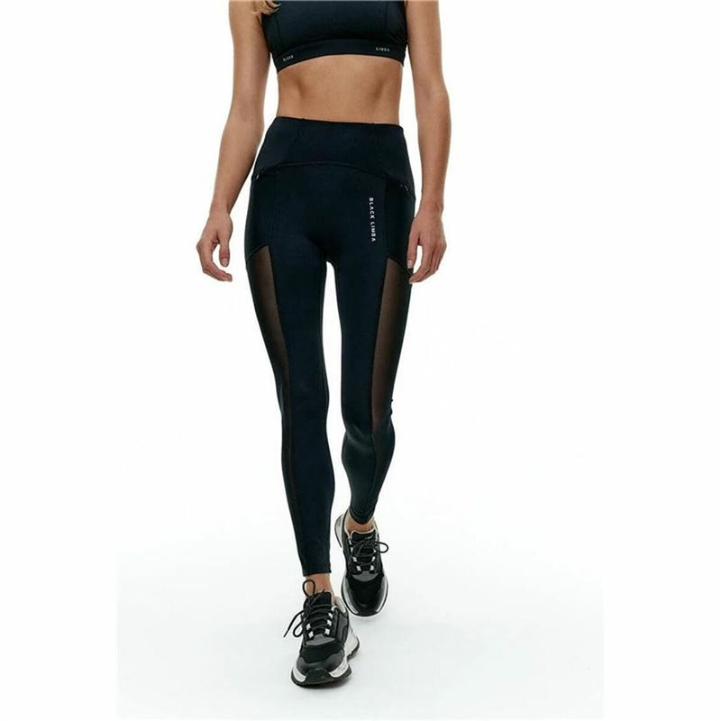 Image secondaire de Leggings de Sport pour Femmes Black Limba Skyline Mesh Noir