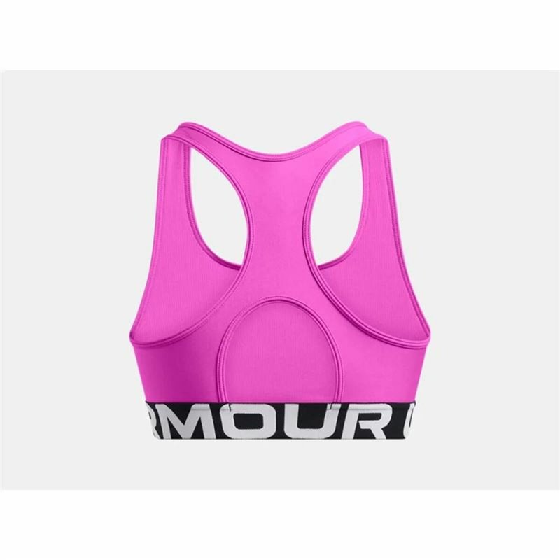 Image secondaire de Soutien-gorge de Sport Under Armour Hg Mid Branded Violet Rose foncé