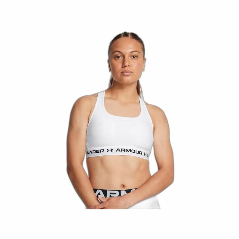 Image secondaire de Soutien-gorge de Sport Under Armour CroSSback Mid Blanc