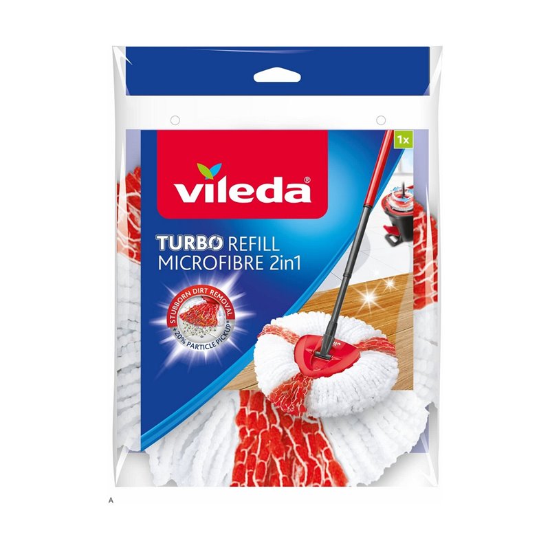 Image secondaire de Rechange Pour Serpillière de Nettoyage Vileda TURBO ClassiC Microfibres