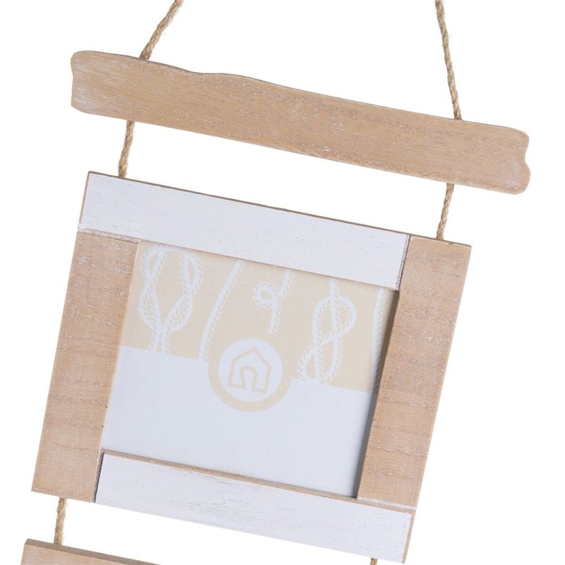 Image secondaire de Cadre photo Blanc Naturel Bois MDF