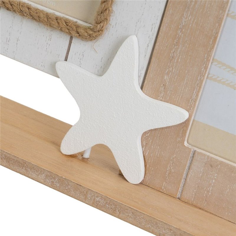 Image secondaire de Cadre photo Blanc Naturel Bois MDF