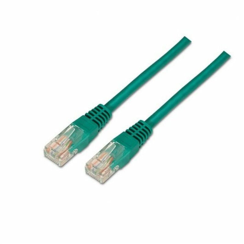 Image secondaire de Câble Réseau Rigide UTP 6ème Catégorie Aisens 2 m Vert