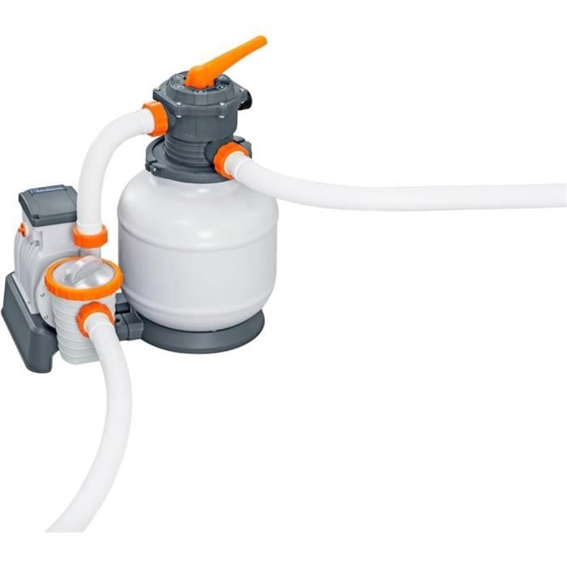 Filtre a sable BESTWAY Flowclear 8 327 L/h + préfiltre compatible toutes piscines de 1 100 a 54 500 L