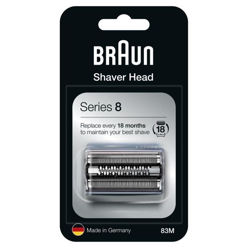 Cassette de Rechange - BRAUN - 83M - Pour rasoir électrique Series 8 - Argenté