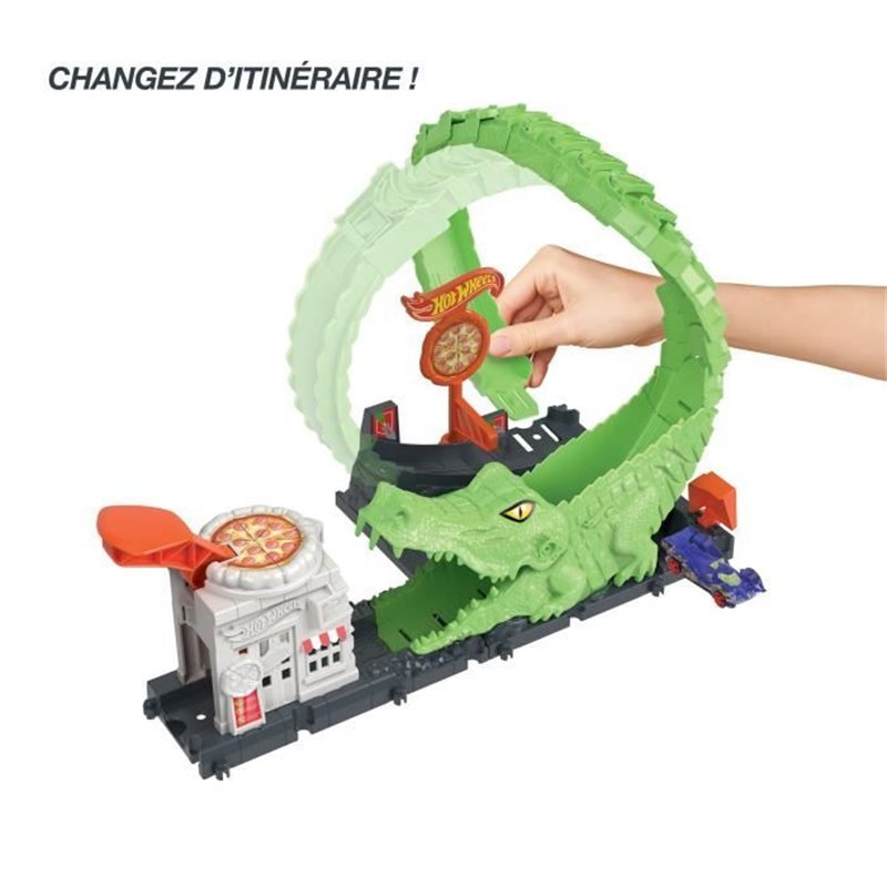 Image secondaire de Hot Wheels-Looping Attaque de l'Alligator-Coffret, 1 voiture incluse - Hot Wheels - HKX39