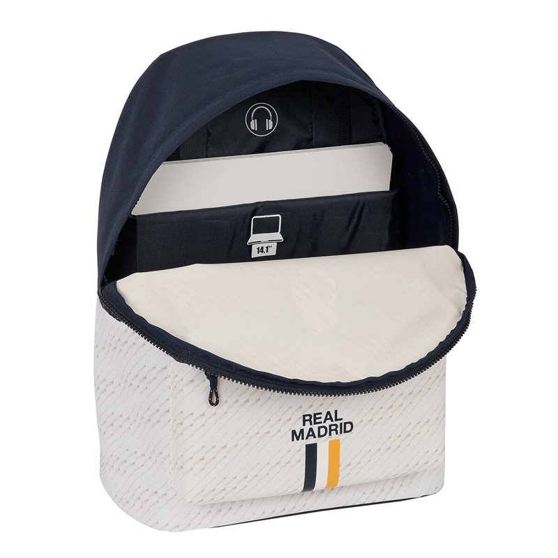 Image secondaire de Sacoche pour Portable Real Madrid C.F. Blanc 31 x 41 x 16 cm