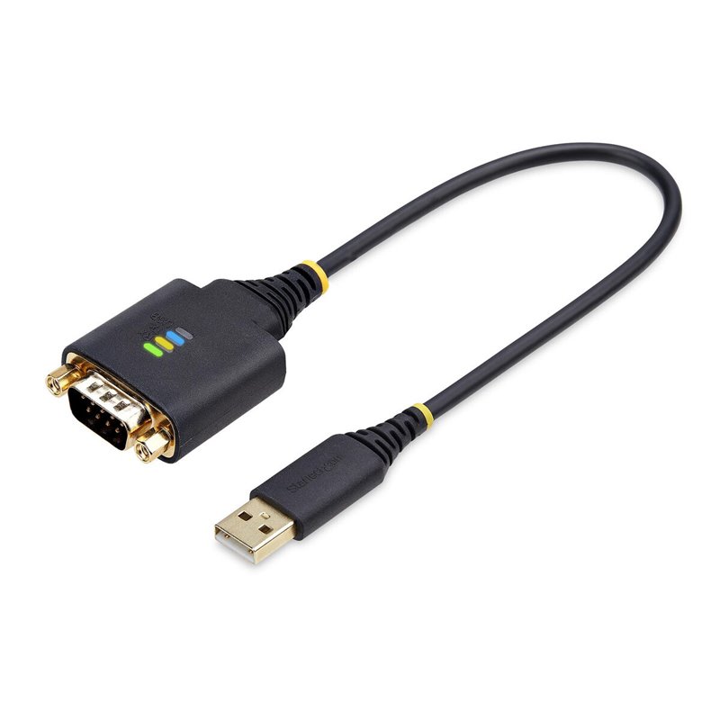 Câble USB Startech 1P1FFC-USB-SERIAL Noir 30 cm