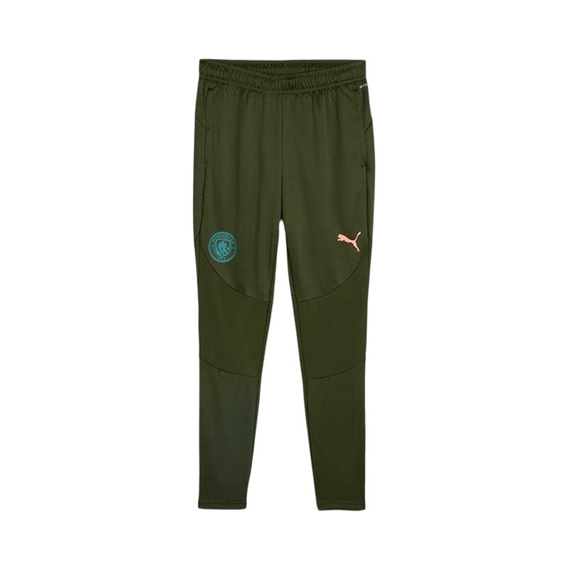 Pantalon de Survêtement pour Adultes Puma Manchester City Training Vert Olive Unisexe