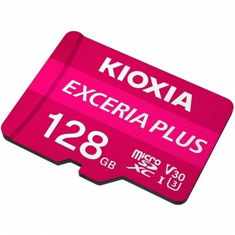 Image secondaire de Carte Mémoire Micro SD avec Adaptateur Kioxia Exceria Plus 256 GB UHS-I U3 Cours 10 Rose