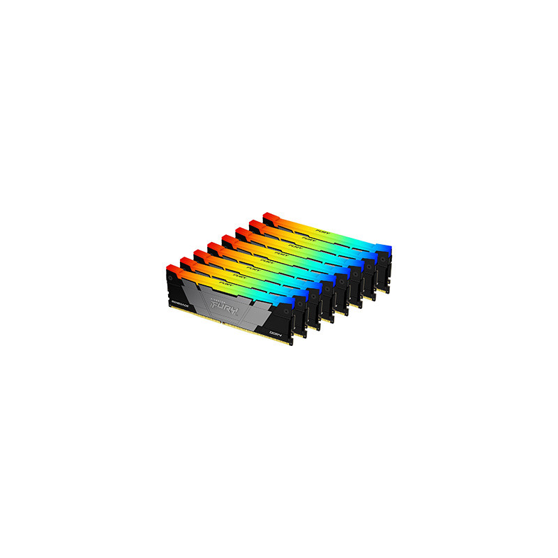Kingston Technology FURY 256 Go 3200 MT/s DDR4 CL16 DIMM (Kits de 8) Renegade RGB