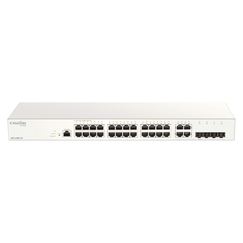 D-Link DBS-2000-28 commutateur réseau Géré L2 Gigabit Ethernet (10/100/1000) Gris